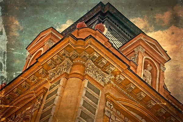 Vecchia cartolina di un edificio storico Timisoara, Romania 30 — Foto Stock