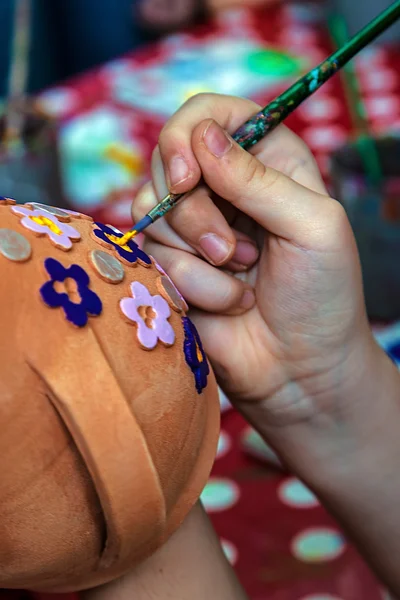 Kinderen schilderij aardewerk 11 — Stockfoto