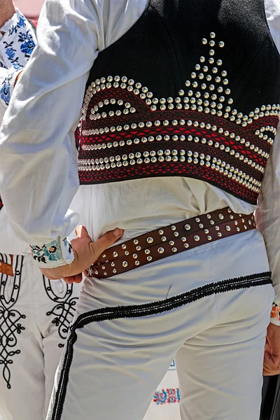 Λεπτομέρεια από την Τσεχική λαϊκή φορεσιά για 1 άτομο — Φωτογραφία Αρχείου