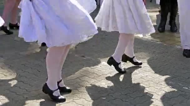 塞尔维亚的舞蹈 — 图库视频影像