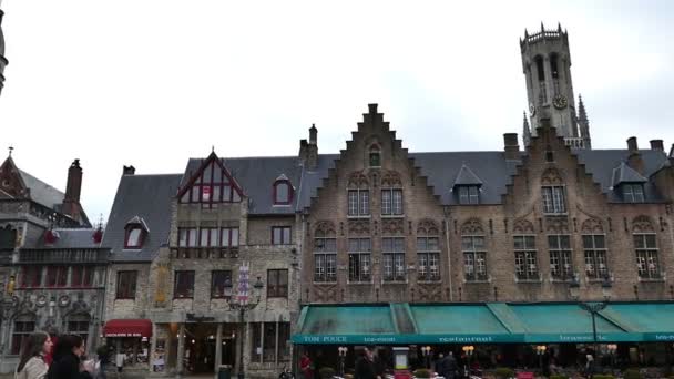 Praça Burg de Bruges 2 — Vídeo de Stock