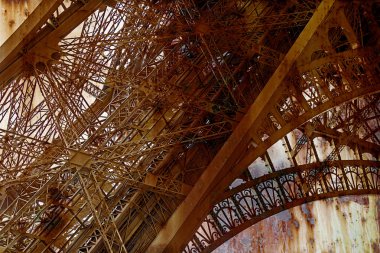 Eyfel Kulesi 6 ile paslı arka plan