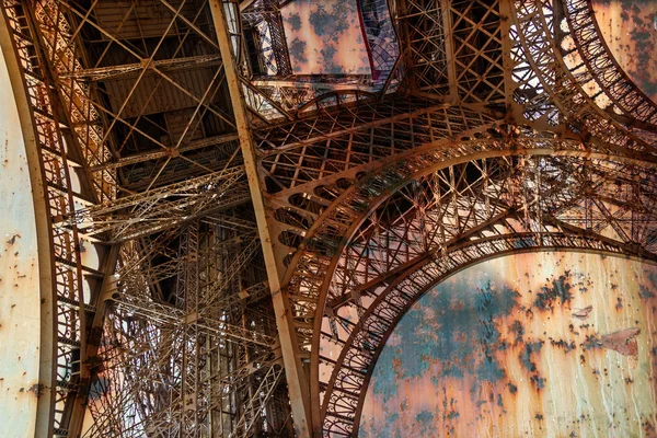 Fond rouillé avec tour Eiffel 8 — Photo