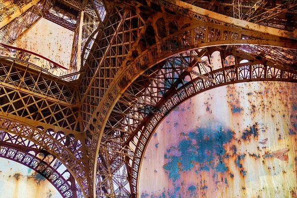 Fond rouillé avec tour Eiffel 1 — Photo