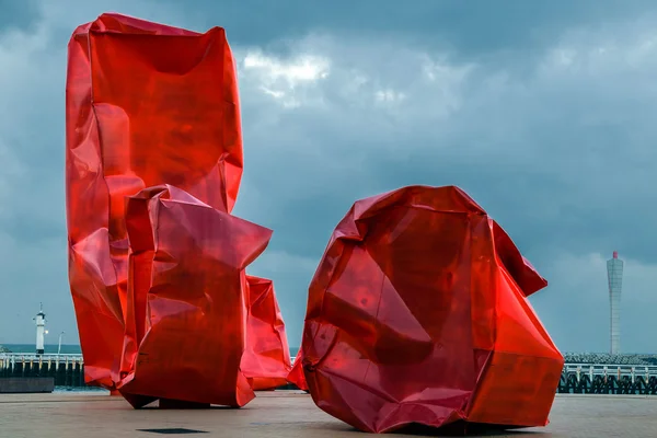 Ünlü heykel kompozisyon Rock yabancı