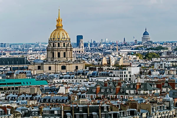 Vue aérienne du Dôme des Invalides, Paris, France — Photo