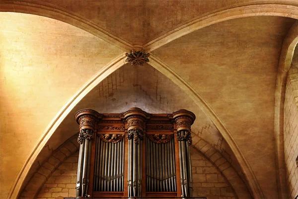 Basilica Sacré iç boru organ ile eski fotoğraf 