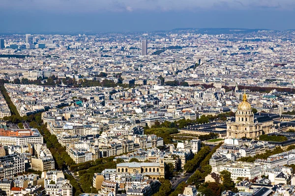 Flygfoto över Dome des Invalides, Paris, Frankrike — Stockfoto