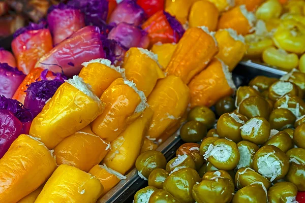 Pickles prepared in house,traditional romanian — Stock Photo, Image