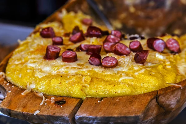 Romen geleneksel içindeki polenta 1 — Stok fotoğraf