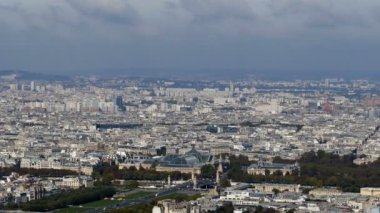 Paris Montparnasse Tower 2 ile 4 k panoramik görüntüleri