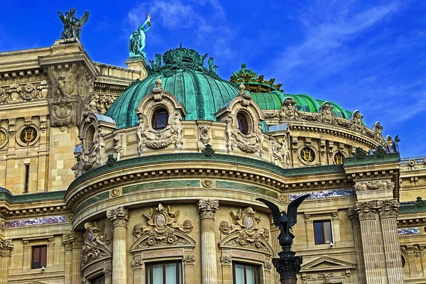 Dettagli architettonici dell'Opera National de Paris. Facciata anteriore — Foto Stock