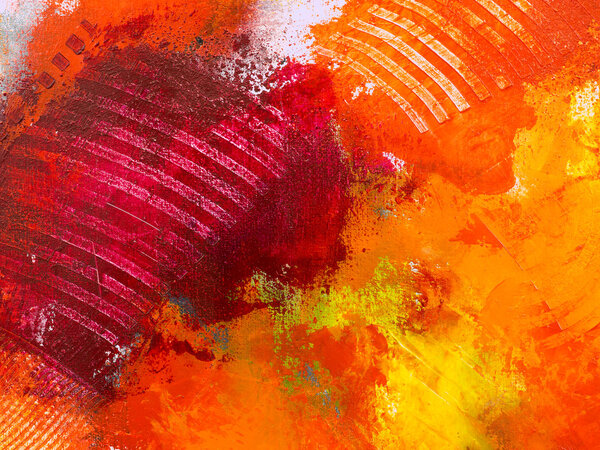 Red abstract wallpaper, texture, background of close-up fragment