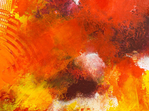 Red abstract wallpaper, texture, background of close-up fragment