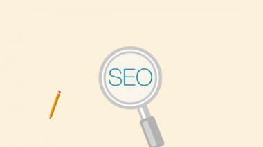 SEO kavramı, animasyon
