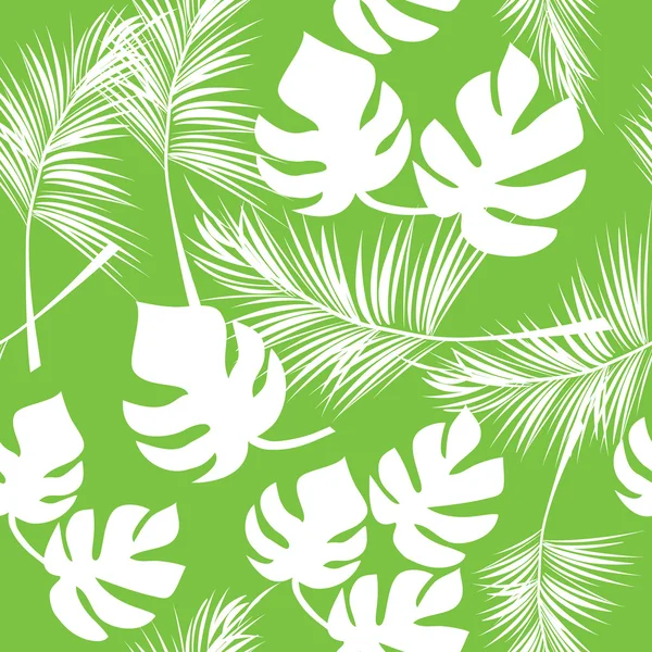 Motif sans couture Feuilles de palmier . — Image vectorielle