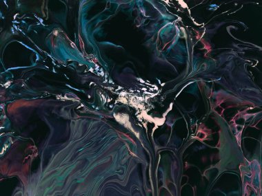 Soyut resim, yaratıcı el boyası arka plan, mermer ve fırça dokusu, akrilik boya. Modern sanat. Çağdaş sanat.