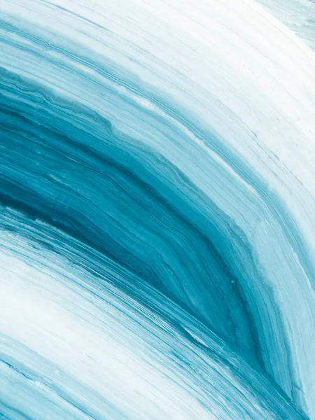 Modré Pruhy Štětcem Abstraktní Malba Kreativní Ručně Malované Pozadí Akrylová — Stock fotografie