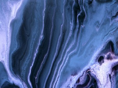 Soyut sanat mavisi resim, yaratıcı el boyası arka plan, mermer dokular, akrilik boya, sıvı sanat eserleri, soyut okyanus. Modern sanat. Çağdaş sanat.