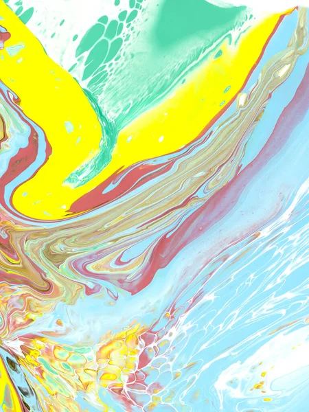 Creative Abstract Wave Hand Painted Background Fluid Art Marble Texture — Stock Photo, Image