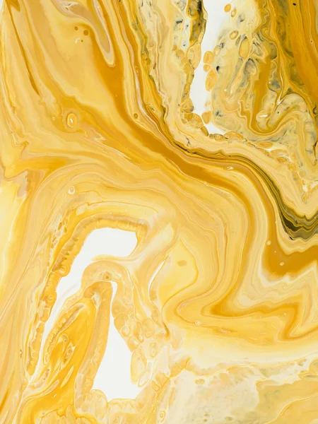 Caramel Color Creative Abstract Hand Painted Background Fluid Art Marble — Stockfoto