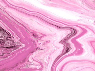 Fırça desenli pembe çizgiler soyut sanat resimleri, yaratıcı el boyası arka plan, tuvalde akrilik boya. Modern sanat. Çağdaş sanat.