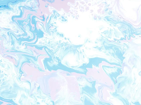 Абстрактные Синие Фоны Розовым Цветом Креативный Ручной Окрашенный Фон Жидкое — стоковое фото