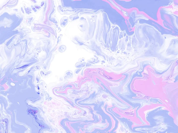 Абстрактно Фиолетовый Розовым Цветом Творческий Ручной Росписи Фон Флюидное Искусство — стоковое фото