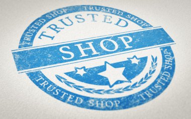Trusted Shop Mark clipart