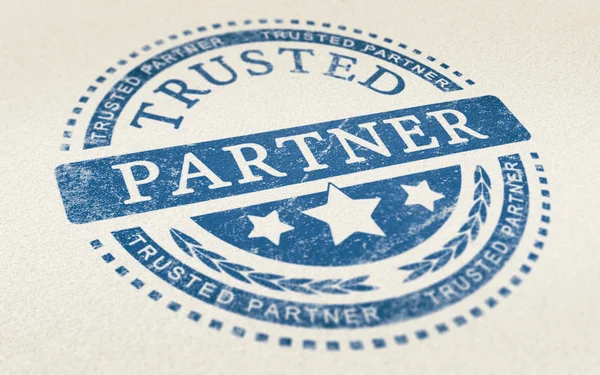 Trust in Business Partnership Background — Stock Photo, Image