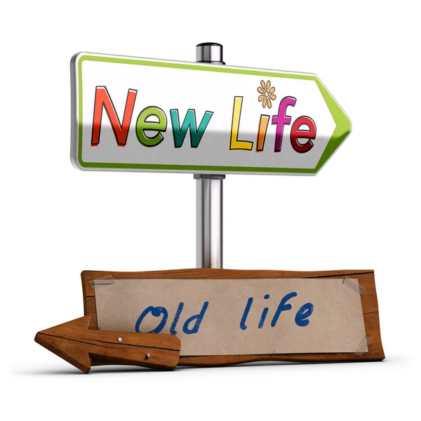 Nova vida, imagem 3D — Fotografia de Stock