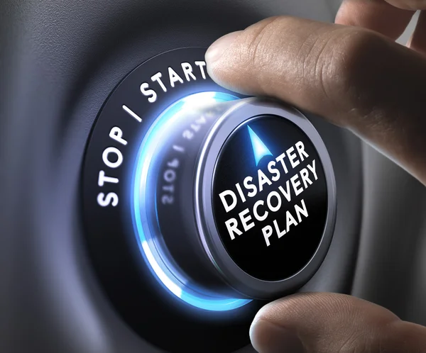 Plano de Recuperação de Desastres - DRP — Fotografia de Stock