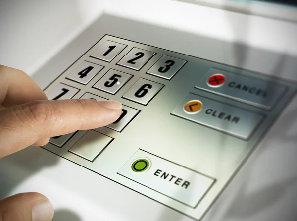 Distributeur automatique de billets, distributeur automatique de billets — Photo