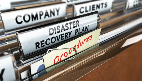 DRP, Disaster Recovery Plan — Stock Photo, Image