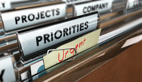 Establecer prioridades — Foto de Stock