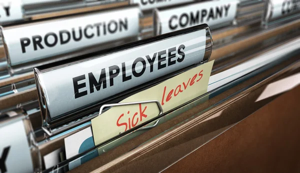 Sick Leave Concept — Stock Photo, Image