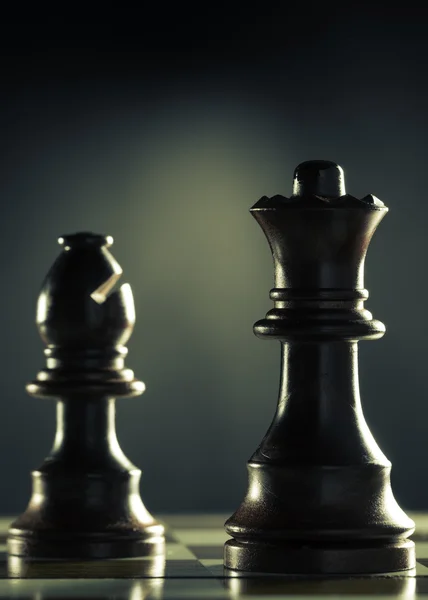 Sakk játék függőleges — Stock Fotó