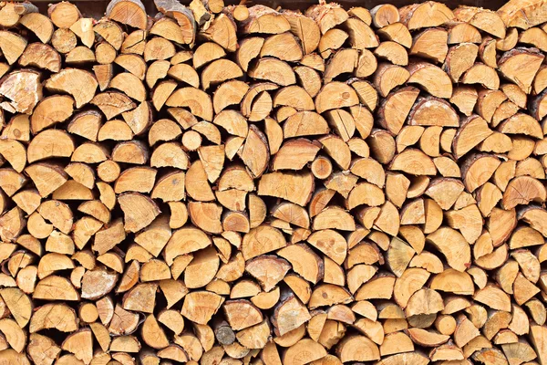 Una pila de material de madera picada - vista general y plana —  Fotos de Stock