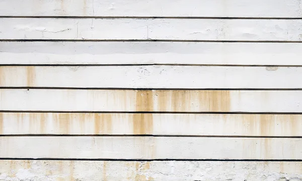 Rusting painéis de metal branco textura fundo — Fotografia de Stock