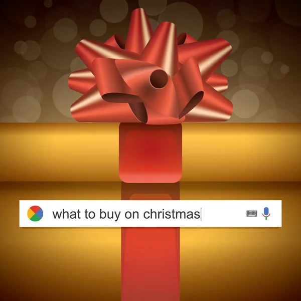 Поиск в Интернете информации о покупках для вектора Рождества — стоковый вектор