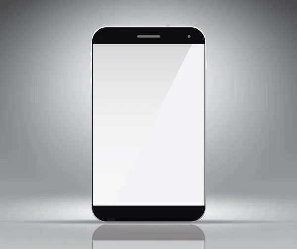 Modèle d'illustration vectorielle d'écran de téléphone portable vide pour la publicité — Image vectorielle