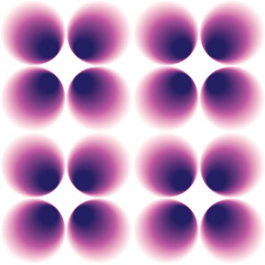 Kesintisiz geometrik duvar kağıdı, 60' retro desen