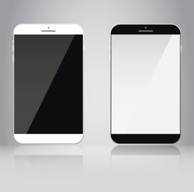 akıllı telefon veya tablet izole, vektör nesnesi