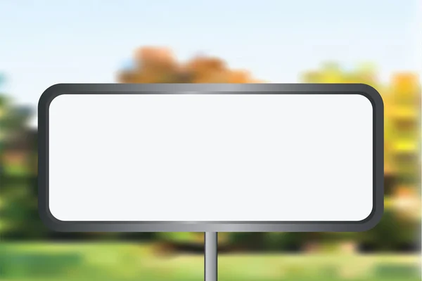 Puste wektor billboard reklama, pusty ekran — Wektor stockowy