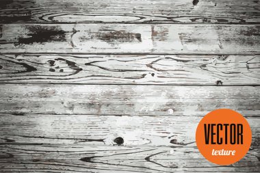 Vektör yaşlı beyaz ahşap plakalar doku