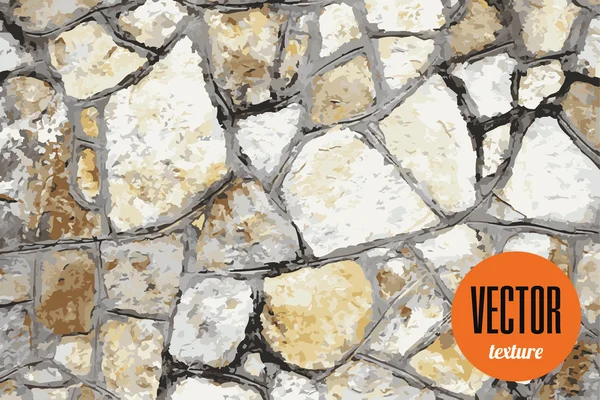 Vector stone floor texture medieval background — Stock Vector