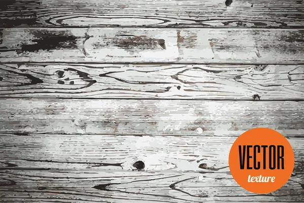 Vettore vecchie tavole di legno bianco texture — Vettoriale Stock