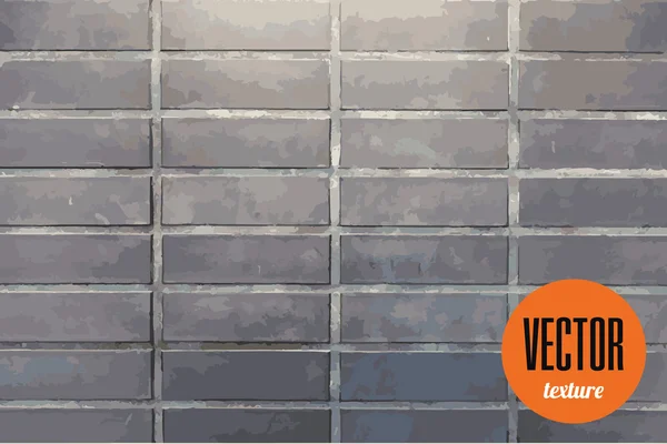 Vector old brick wall texture grunge background — Stock Vector