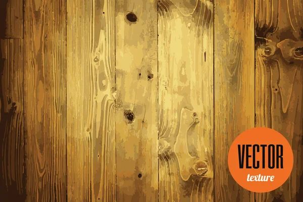 Vector tablones de madera limpia textura fondo marrón — Vector de stock