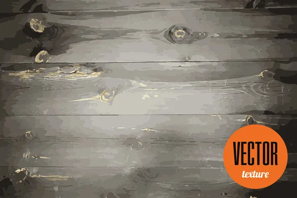Vector wooden planks texture grunge background — Stock Vector
